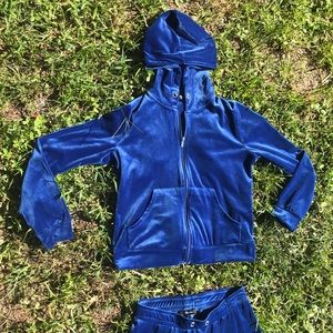 Sapphire Velour Tracksuit💙✨